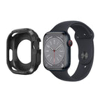 Custodia antiurto in fibra di carbonio per Apple Watch, Series 9 / 8 / 7 45mm, Series 8&7 41mm