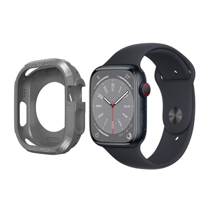 Custodia antiurto in fibra di carbonio per Apple Watch, Series 9 / 8 / 7 45mm, Series 8&7 41mm