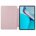 Custodia per tablet Smart Leather in TPU trasparente pieghevole a 3 pieghe, For Huawei MatePad 11 2021