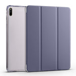 Custodia per tablet Smart Leather in TPU trasparente pieghevole a 3 pieghe, For Huawei MatePad 11 2021