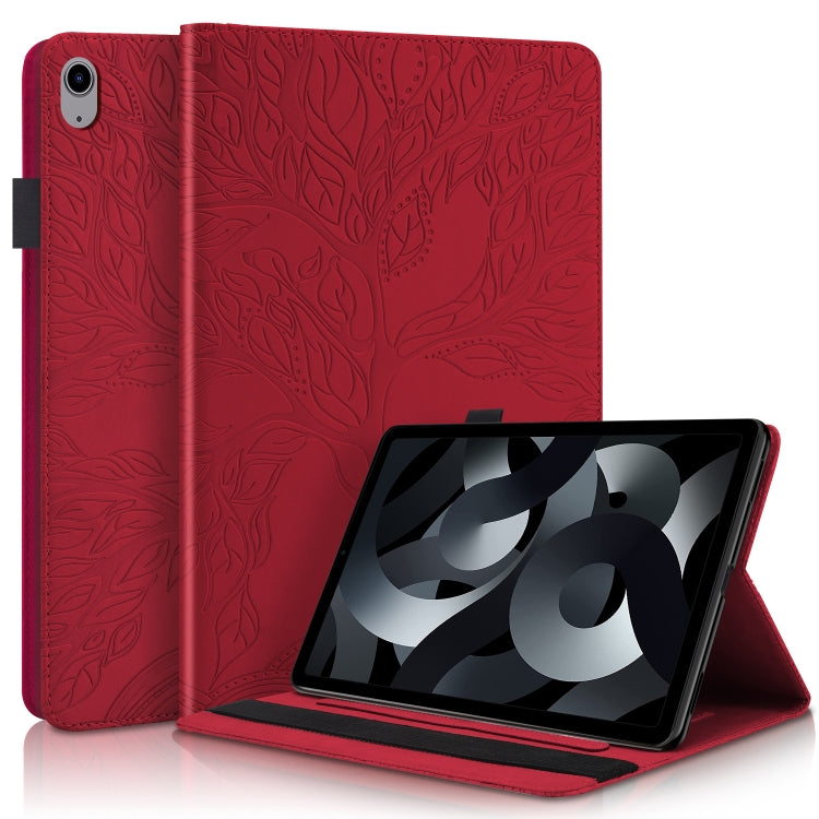 Custodia in pelle a ribalta orizzontale serie Life Tree con supporto, For iPad 2025 / 2022, For Xiaomi Redmi Pad 10.61, For Lenovo Tab P11 Pro Gen 2