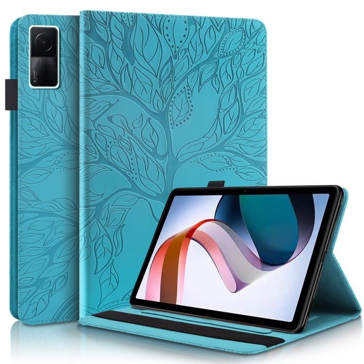 Custodia in pelle a ribalta orizzontale serie Life Tree con supporto, For iPad 2025 / 2022, For Xiaomi Redmi Pad 10.61, For Lenovo Tab P11 Pro Gen 2