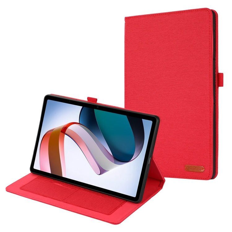 Custodia per tablet in pelle e tessuto, For Xiaomi Redmi Pad 10.61