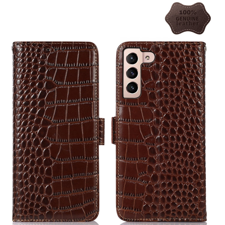 Custodia per telefono in pelle di vacchetta di coccodrillo, For Samsung Galaxy S23+ 5G, For Samsung Galaxy S23 Ultra 5G, For Samsung Galaxy S23 5G