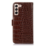 Custodia per telefono in pelle di vacchetta di coccodrillo, For Samsung Galaxy S23+ 5G, For Samsung Galaxy S23 Ultra 5G, For Samsung Galaxy S23 5G