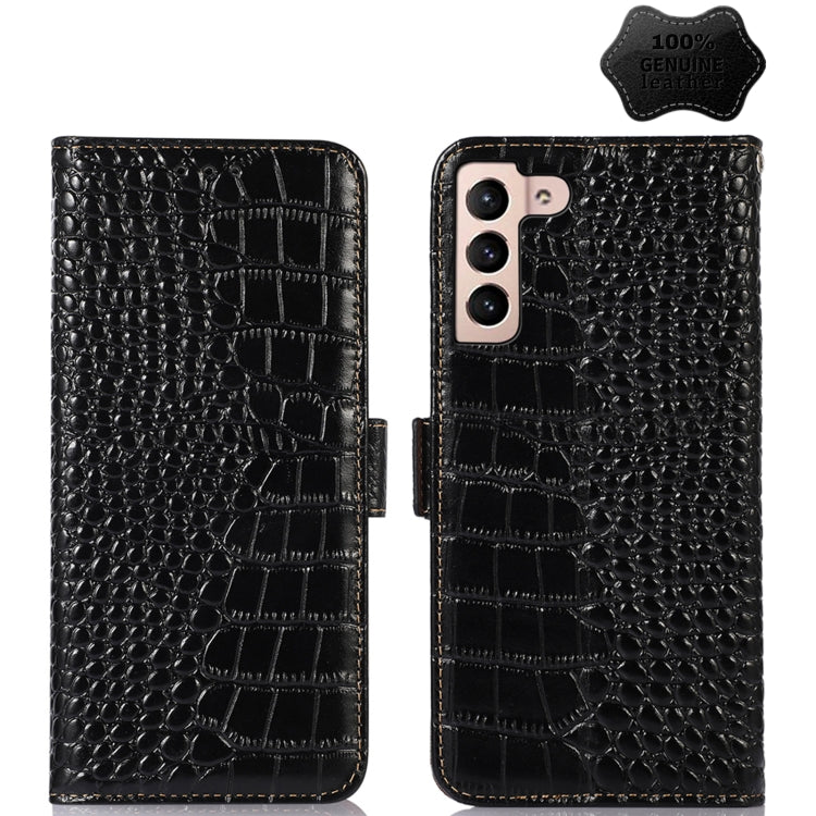 Custodia per telefono in pelle di vacchetta di coccodrillo, For Samsung Galaxy S23+ 5G, For Samsung Galaxy S23 Ultra 5G, For Samsung Galaxy S23 5G