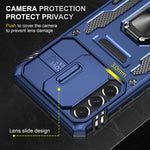Armatura PC + custodia per telefono con fotocamera in TPU, For Samsung Galaxy S23 5G, For Samsung Galaxy S23+ 5G, For Samsung Galaxy S23 Ultra 5G
