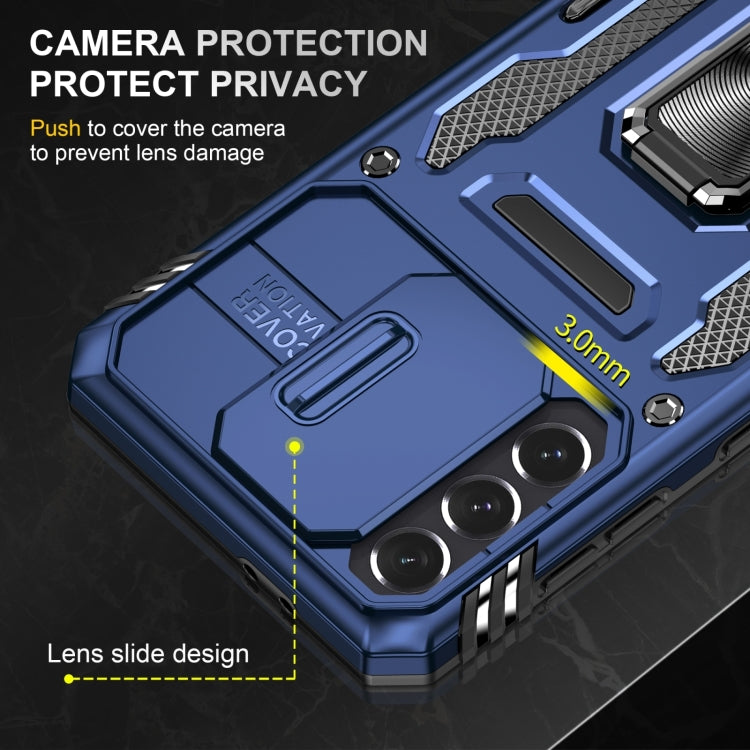 Armatura PC + custodia per telefono con fotocamera in TPU, For Samsung Galaxy S23 5G, For Samsung Galaxy S23+ 5G, For Samsung Galaxy S23 Ultra 5G