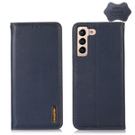 KHAZNEH Custodia per telefono in pelle di vacchetta con strato superiore nappa, For Samsung Galaxy S23+ 5G, For Samsung Galaxy S23 Ultra 5G, For Samsung Galaxy S23 5G