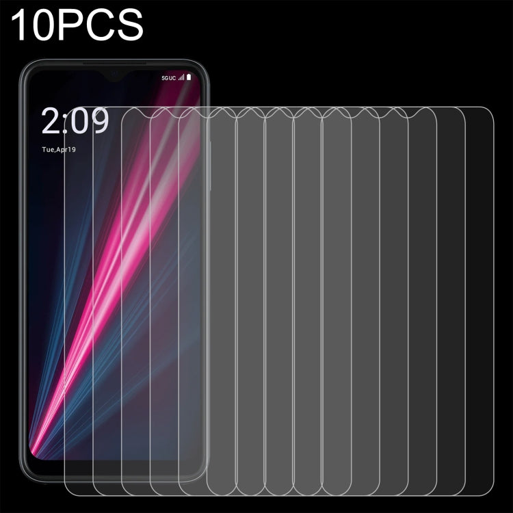 Pellicola in vetro temperato 10 pezzi 0,26 mm 9H 2,5D, For T-Mobile T Phone 5G (10 PCS), For T-Mobile T Phone Pro 5G (10 PCS), For HTC Wildfire E plus (10 PCS)