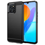Custodia per telefono TPU in fibra di carbonio con trama spazzolata, For Honor Play 30, For Samsung Galaxy A14 5G, For Realme C30, For Realme C30s, For Realme C33, For Realme Narzo 50i Prime