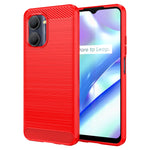 Custodia per telefono TPU in fibra di carbonio con trama spazzolata, For Honor Play 30, For Samsung Galaxy A14 5G, For Realme C30, For Realme C30s, For Realme C33, For Realme Narzo 50i Prime