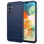 Custodia per telefono TPU in fibra di carbonio con trama spazzolata, For Honor Play 30, For Samsung Galaxy A14 5G, For Realme C30, For Realme C30s, For Realme C33, For Realme Narzo 50i Prime