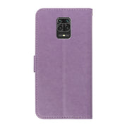 Custodia in pelle goffrata a farfalla con strass orizzontale con slot per schede, portafoglio e supporto, For Xiaomi Redmi Note 9 Pro