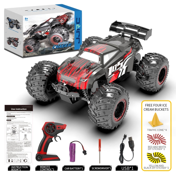 JJR/C Q105 2.4G RC Veicolo fuoristrada da arrampicata elettrico, JJR/C Q105(Black Red), JJR/C Q105(Black Blue)