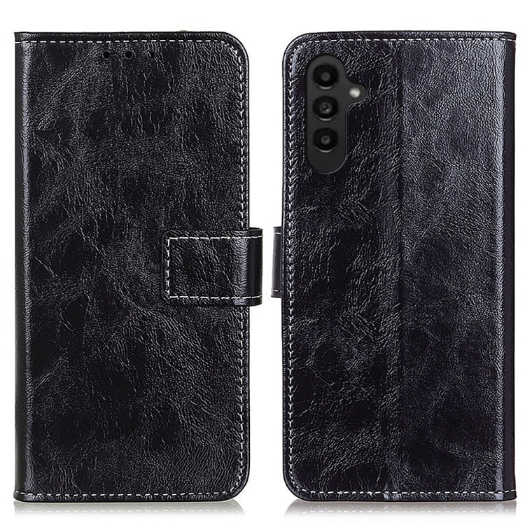 Custodia per telefono in pelle a vibrazione orizzontale con struttura retrò Crazy Horse, For Samsung Galaxy A14 5G, For Samsung Galaxy S23 5G, For Samsung Galaxy S23+ 5G, For Samsung Galaxy S23 Ultra 5G, For Xiaomi 12T/12T Pro/Redmi K50 Ultra          ...