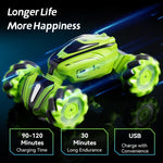 JJR/C Q110 2.4G Remote Control Stunt Climbing Drift Twist Car, JJR/C Q110(Blue), JJR/C Q110(Green)