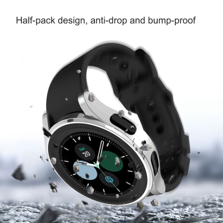 Custodia protettiva in TPU a metà confezione cava galvanica, For Samsung Galaxy Watch5 Pro 45mm