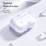 Custodia protettiva TPU trasparente per AirPods Pro 2