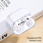 Custodia protettiva TPU trasparente per AirPods Pro 2