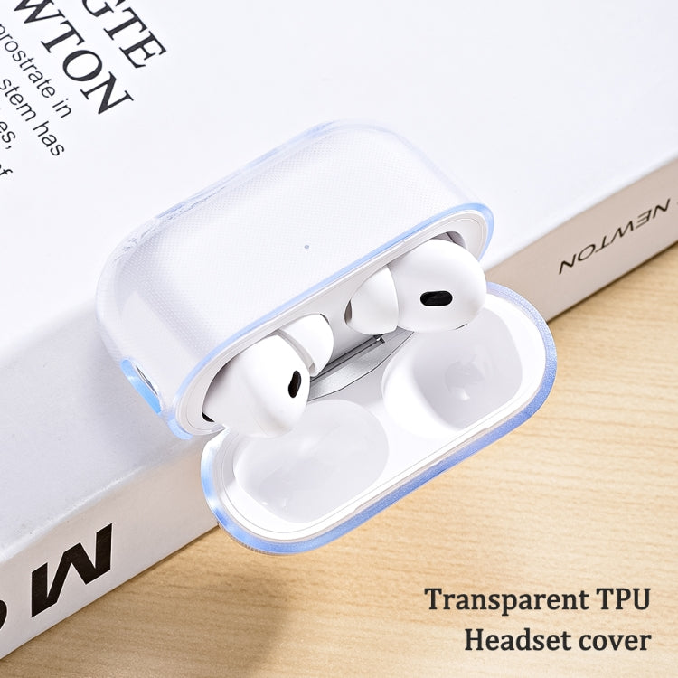 Custodia protettiva TPU trasparente per AirPods Pro 2