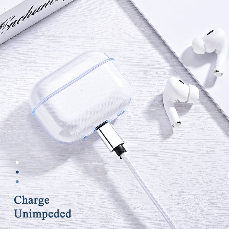 Custodia protettiva TPU trasparente per AirPods Pro 2