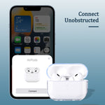 Custodia protettiva TPU trasparente per AirPods Pro 2