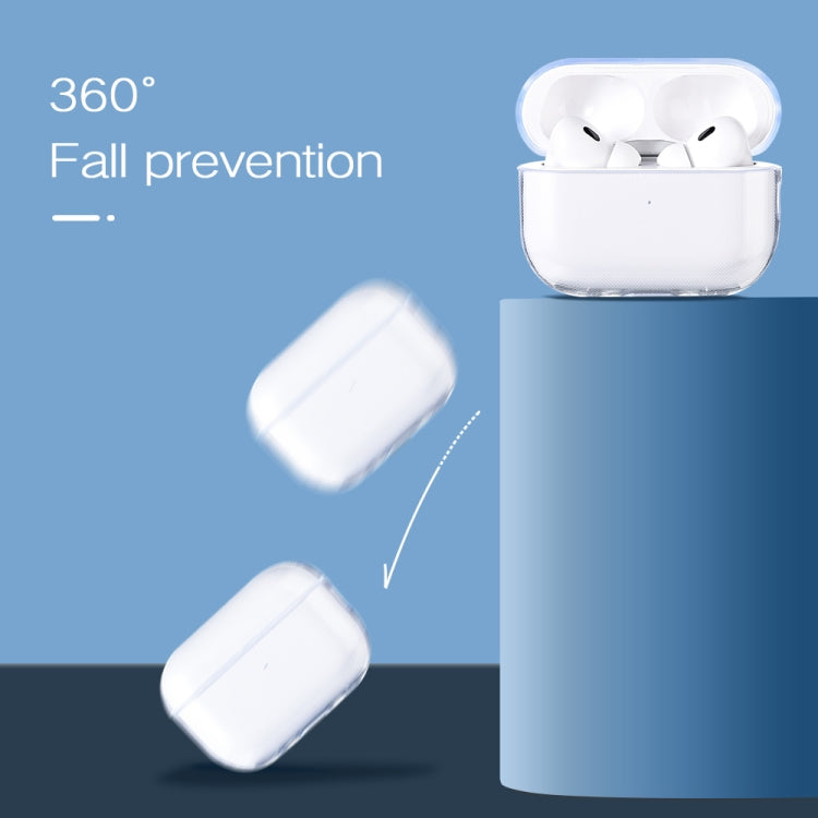 Custodia protettiva TPU trasparente per AirPods Pro 2