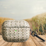 Weave Texture PU Custodia protettiva antiurto per auricolari con gancio, For AirPods Pro, For AirPods Pro 2