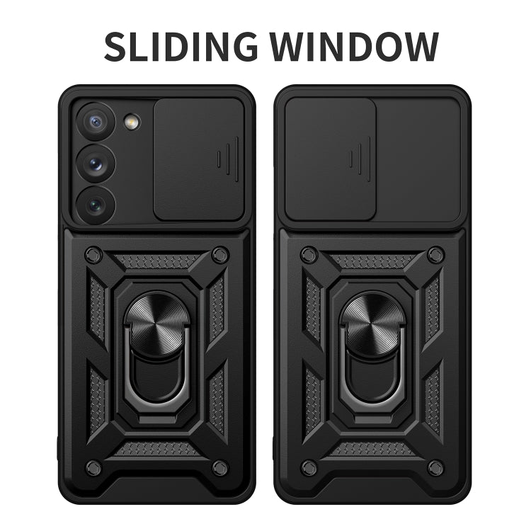 Cover per fotocamera scorrevole Design Custodia per telefono in TPU + PC, For Samsung Galaxy S23 5G, For Samsung Galaxy S23+ 5G, For Samsung Galaxy S23 Ultra 5G
