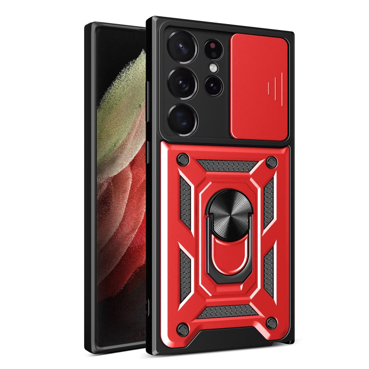 Cover per fotocamera scorrevole Design Custodia per telefono in TPU + PC, For Samsung Galaxy S23 5G, For Samsung Galaxy S23+ 5G, For Samsung Galaxy S23 Ultra 5G