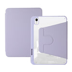 Custodia in pelle per tablet con supporto girevole in acrilico, For iPad mini 2024 / mini 6, For iPad Air 5 2022 / 4 2020