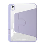Custodia in pelle per tablet con supporto girevole in acrilico, For iPad mini 2024 / mini 6, For iPad Air 5 2022 / 4 2020
