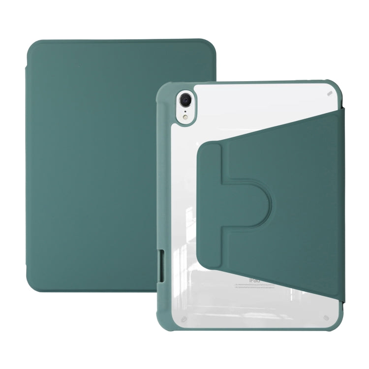 Custodia in pelle per tablet con supporto girevole in acrilico, For iPad mini 2024 / mini 6, For iPad Air 5 2022 / 4 2020