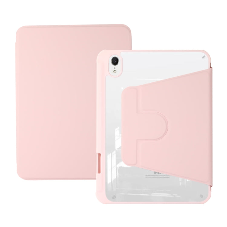 Custodia in pelle per tablet con supporto girevole in acrilico, For iPad mini 2024 / mini 6, For iPad Air 5 2022 / 4 2020