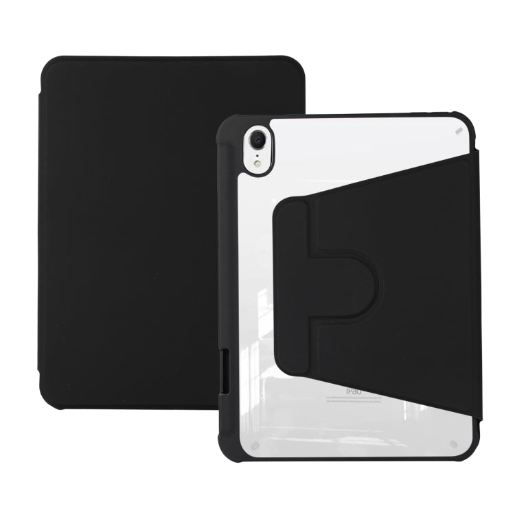 Custodia in pelle per tablet con supporto girevole in acrilico, For iPad mini 2024 / mini 6, For iPad Air 5 2022 / 4 2020