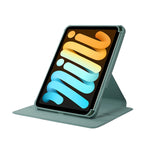 Custodia in pelle per tablet con supporto girevole in acrilico, For iPad mini 2024 / mini 6, For iPad Air 5 2022 / 4 2020
