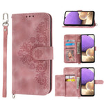 Custodia per telefono in pelle con portafoglio in rilievo con fiori al tatto, For Samsung Galaxy A72, For Samsung Galaxy A13 4G / 5G, For Samsung Galaxy A53, For Samsung Galaxy A73