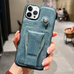 Custodia per telefono con porta carte di rotazione in pelle laterale, For iPhone 14 Pro Max, For iPhone 14 Pro, For iPhone 14, For iPhone 14 Plus