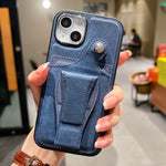 Custodia per telefono con porta carte di rotazione in pelle laterale, For iPhone 14 Pro Max, For iPhone 14 Pro, For iPhone 14, For iPhone 14 Plus