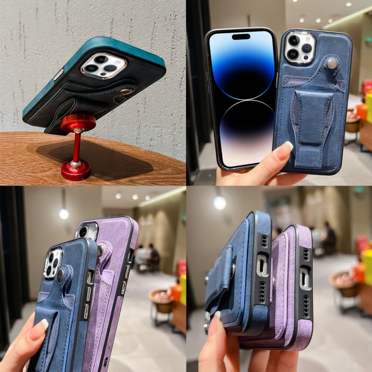 Custodia per telefono con porta carte di rotazione in pelle laterale, For iPhone 13 Pro Max, For iPhone 13 Pro, For iPhone 13, For iPhone 12 Pro Max