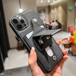 Custodia per telefono con porta carte di rotazione in pelle laterale, For iPhone 12 Pro, For iPhone 12, For iPhone 11 Pro Max, For iPhone 11 Pro
