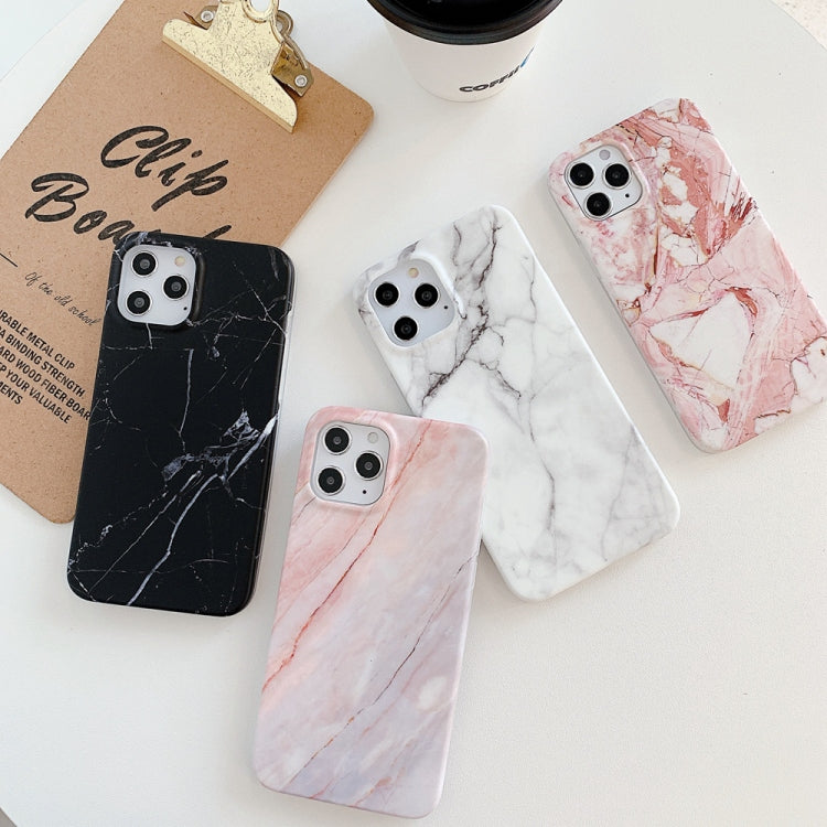 Custodia per telefono in TPU smerigliato in marmo, For iPhone 11 Pro Max