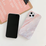 Custodia per telefono in TPU smerigliato in marmo, For iPhone 11 Pro Max