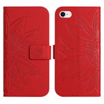Skin Feel Custodia per cellulare in pelle con motivo a fiori di sole, For iPhone 7 / 8, For iPhone 7 Plus / 8 Plus