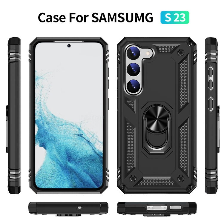 Custodia antiurto per telefono in TPU + PC, For Samsung Galaxy S23 5G, For Samsung Galaxy S23+ 5G