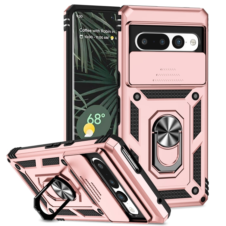 Custodia per telefono con supporto per camshield scorrevole, For Google Pixel 7 5G, For Google Pixel 7 Pro 5G, For Honor X9