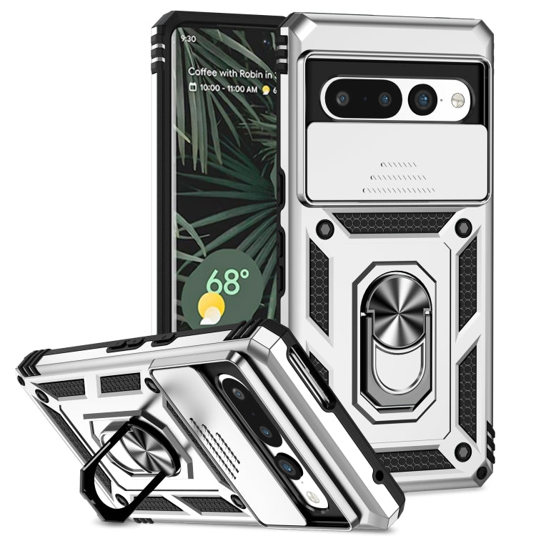 Custodia per telefono con supporto per camshield scorrevole, For Google Pixel 7 5G, For Google Pixel 7 Pro 5G, For Honor X9