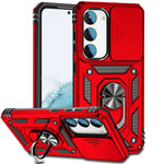 Custodia per telefono con supporto per camshield scorrevole, For Samsung Galaxy S23 5G, For Samsung Galaxy S23+ 5G, For Samsung Galaxy S23 Ultra 5G