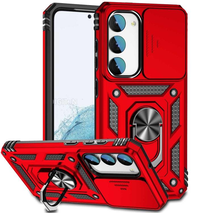 Custodia per telefono con supporto per camshield scorrevole, For Samsung Galaxy S23 5G, For Samsung Galaxy S23+ 5G, For Samsung Galaxy S23 Ultra 5G